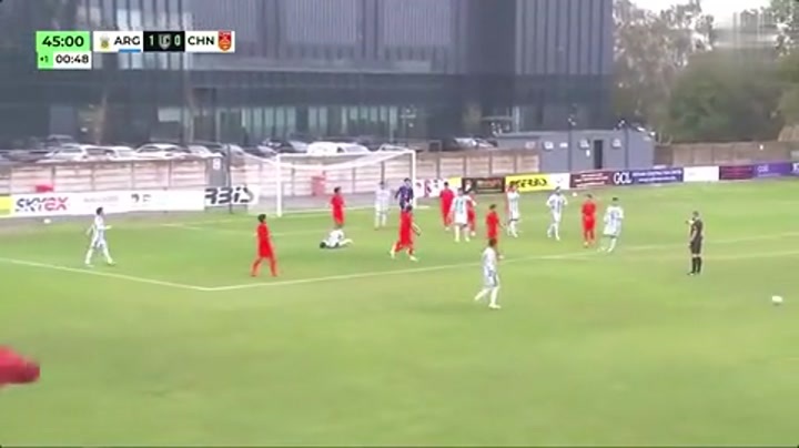 热身赛-U17国足0-3阿根廷U17遭3连败