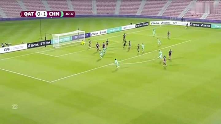 袁博涵刘宇洋破门 U16男足2-0卡塔尔U17
